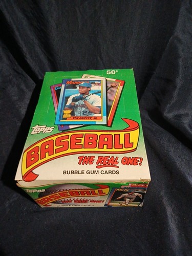 Topps baseball wax pack box - wax,