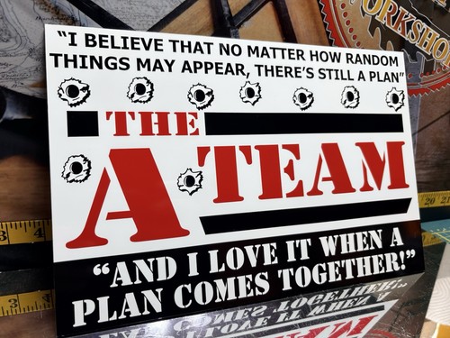 The team sign - a, board