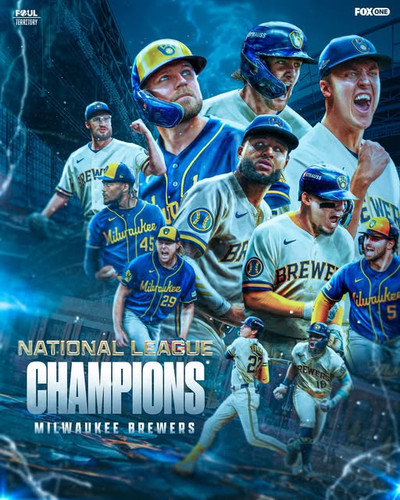Poster milwaukee brewers 2026 - brewers,