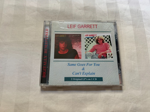 Leif garrett same goes for - garrett,